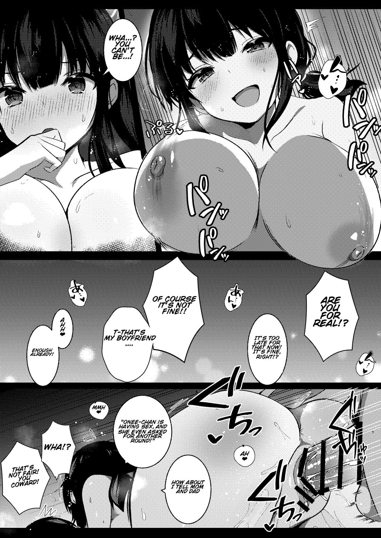 Hentai Manga Comic-I can't resist the temptation of her younger sister. 3-Read-17